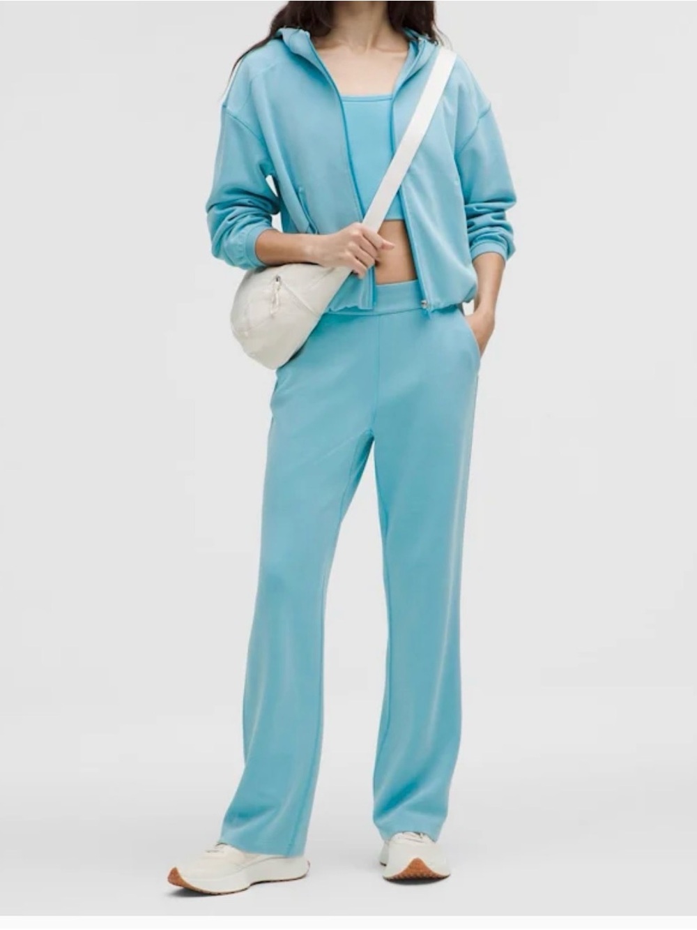 Lululemon Softstreme Matching Set Washed Blue - Large